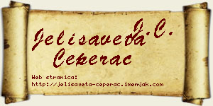 Jelisaveta Čeperac vizit kartica